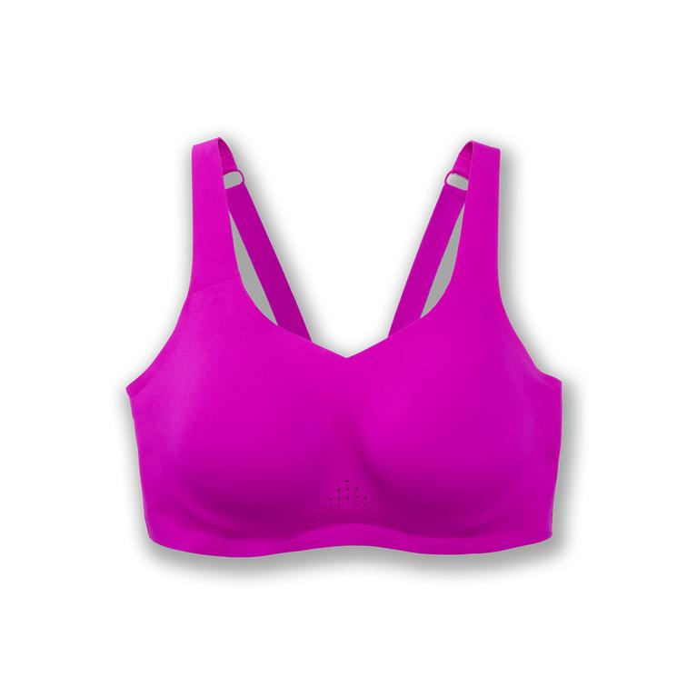 Brooks Womens Dare Underwire Running Bra - Magenta/Heliotrope (157460-XVE)